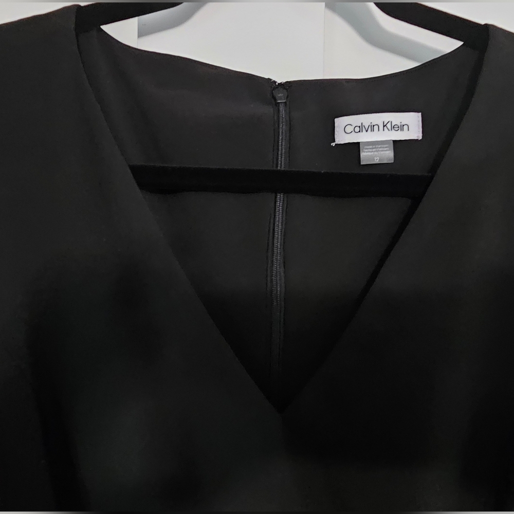 Calvin Klein Black Midi Dress - Picture 6 of 10